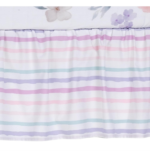 New In Package Lamb and Ivy crib bedding "girls rule the world collection" - Picture 4 of 5